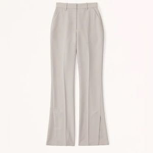 ABERCROMBIE - High Rise Straight Tailored Tan Pants Size 12